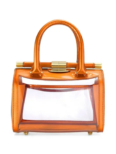 Tyler Ellis Small Jamie Miami Doctor Handbag In Orange