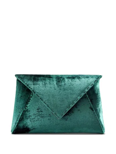 Tyler Ellis Small Lee Pouchet Clutch Bag In Green