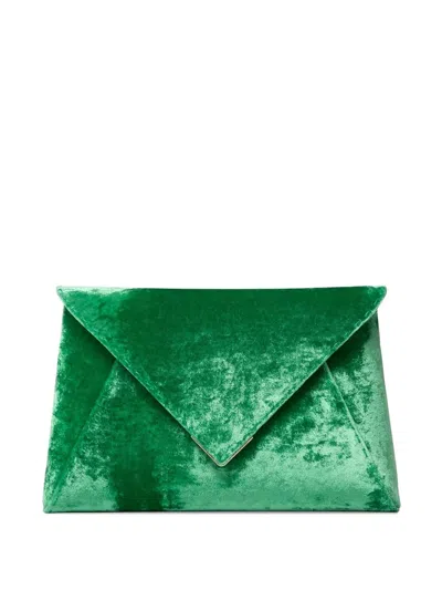 Tyler Ellis Small Lee Pouchet Clutch Bag In Green