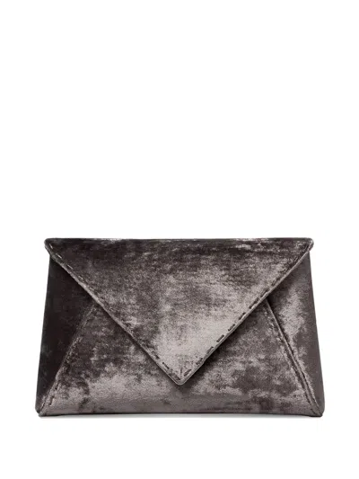 Tyler Ellis Small Lee Pouchet Clutch Bag In Metallic