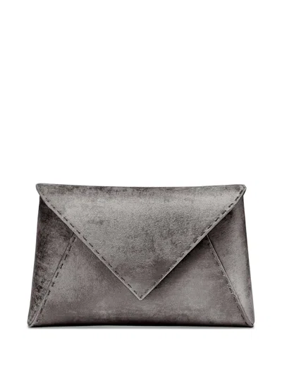 Tyler Ellis Small Lee Pouchet Clutch Bag In Metallic