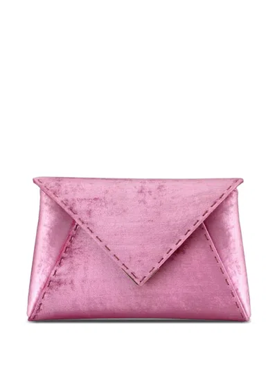 Tyler Ellis Small Lee Pouchet Clutch Bag In Pink