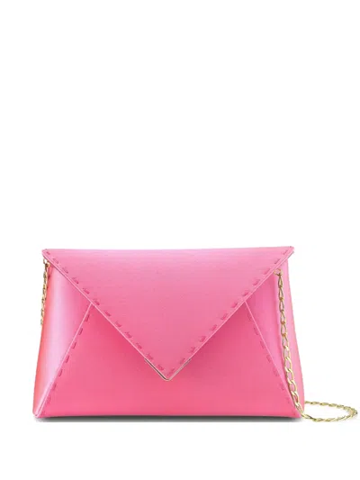 Tyler Ellis Small Lee 'pouchet' Clutch Bag In Pink