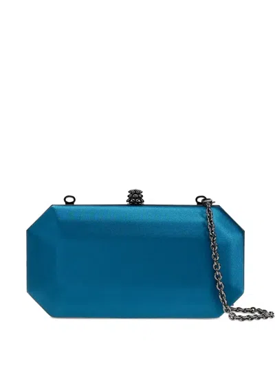 Tyler Ellis Small Perry Clutch Bag In Blue