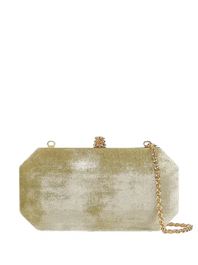 Tyler Ellis Small Perry Clutch Bag In Green