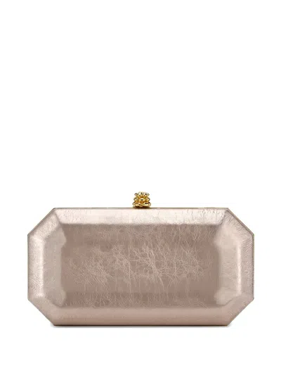 Tyler Ellis Small Perry Clutch Bag In Neutral