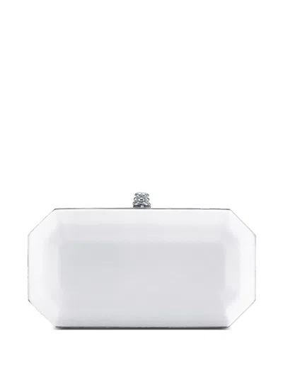 Tyler Ellis Small Perry Clutch Bag In White