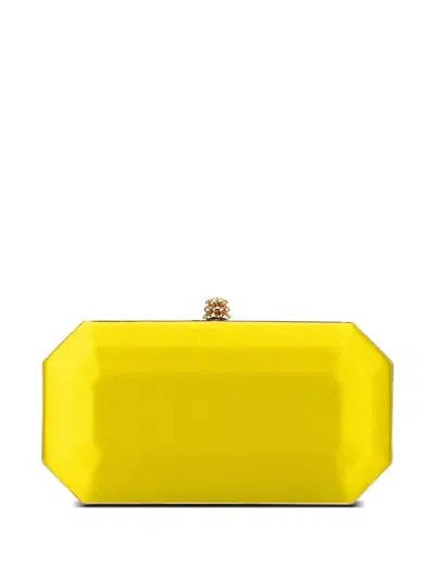 Tyler Ellis Small Perry Clutch Bag In Yellow