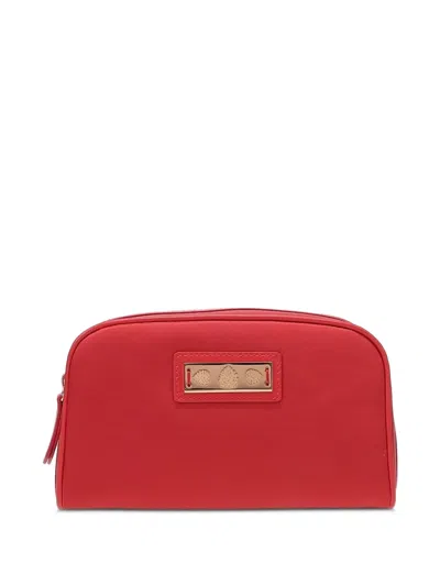 Tyler Ellis Small Travel Pouch Make Up Bag In Red