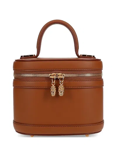 Tyler Ellis Small Victoria Tote Bag In Brown