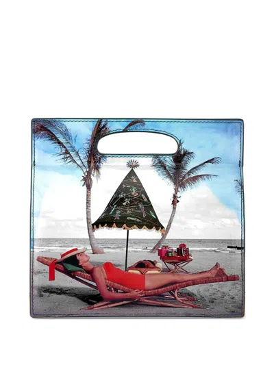 Tyler Ellis Stella Metal Trim Handbag In Multi