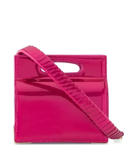 Tyler Ellis Stella Patent Leather Mini Tote Bag In Pink