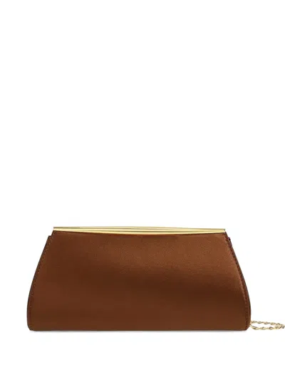 Tyler Ellis Suzannah Clutch Bag In Brown