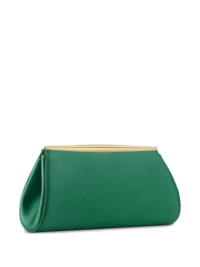 Tyler Ellis Suzannah Clutch Bag In Green