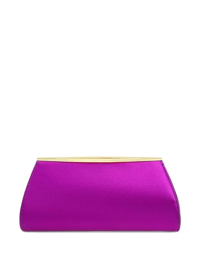 Tyler Ellis Suzannah Torpedo Clutch Bag In Purple