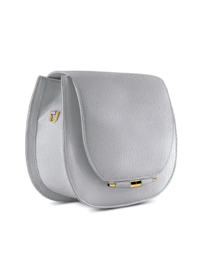 Tyler Ellis Women's Jane Saddle Small Crossbody Bag In Grey In Blue