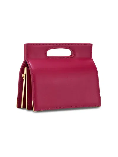 Tyler Ellis Women's Stella Miniature Top Handle Bag In Du Puy Leather In Pink