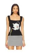 Tyler Mcgillivary Alice Top In Black