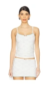 Tyler Mcgillivary Colette Tank Top In Daisy