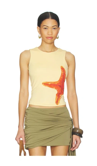 Tyler Mcgillivary Collector Seamless Tank Top In Neutral
