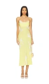Tyler Mcgillivary Eloise Dress In Yellow