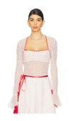 Tyler Mcgillivary Franny Top In Red