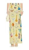 Tyler Mcgillivary Jemma Skirt In Yellow