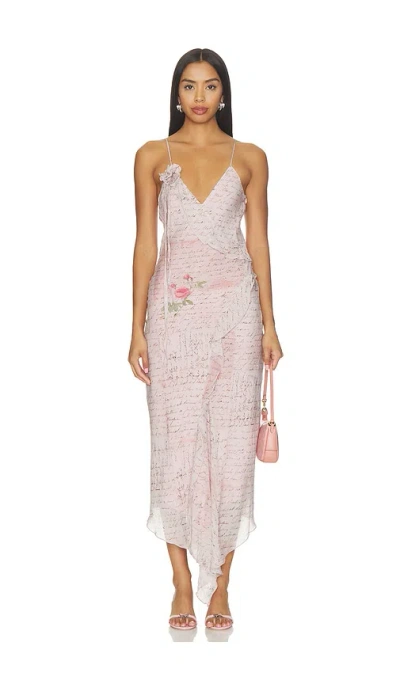 Tyler Mcgillivary Liana Dress In Love Letter