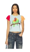 Tyler Mcgillivary Lovebird Baby T-shirt In Baby Blue