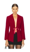 Tyler Mcgillivary Lyla Jacket In Burgundy