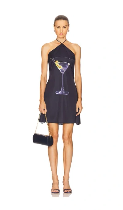 Tyler Mcgillivary Nadia Halter Dress In Black