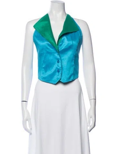 Pre-owned Tyler Mcgillivary Sleeveless Top In Blue