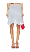Tyler Mcgillivary Tia Skirt In Baby Blue