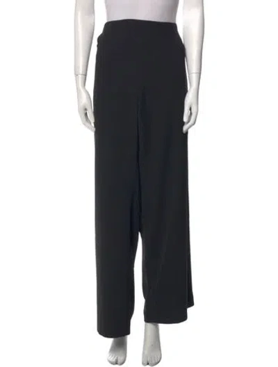 Pre-owned Tyler Mcgillivary Wide Leg Pants In Black