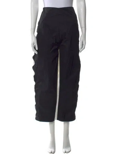 Pre-owned Tyler Mcgillivary Wide Leg Pants In Black