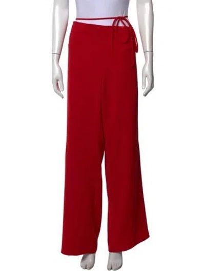 Pre-owned Tyler Mcgillivary Wide Leg Pants W/ Tags In Red