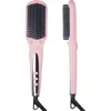 Tymo Ionic Hair Straightener Brush In Pink