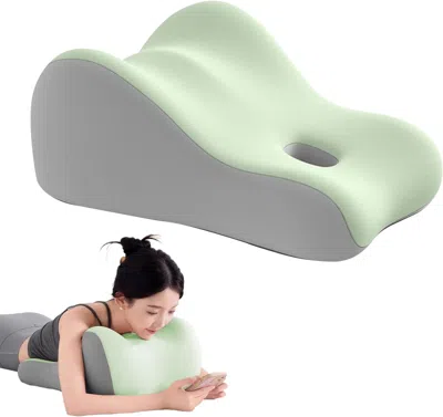 Tyno Intimacy Support Wedge Pillow For Couples, Memory Foam Positioning Cushion For Back, Neck & Waist Pa In Blue