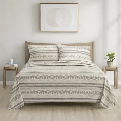Tyno Printed Sheet Set Queen In White