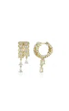 Type Jewelry 14k Yellow Gold Leggo 2.0 Diamond Double Huggies In Gold