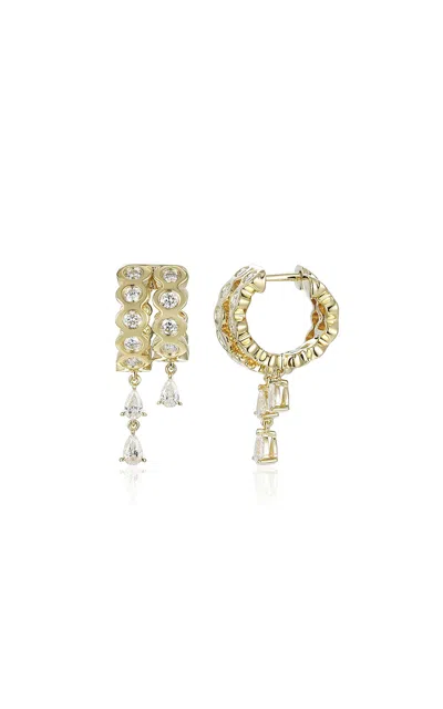 Type Jewelry 14k Yellow Gold Leggo 2.0 Diamond Double Huggies