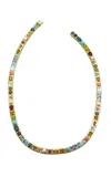 Type Jewelry 14k Yellow Gold Leggo Multi Stones Necklace