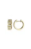 Type Jewelry 14k Yellow Gold Leggo Small Diamond Hoops