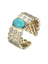 Type Jewelry 18k Yellow Gold Leggo 2.0 Turquoise And Diamond Ring In Gold