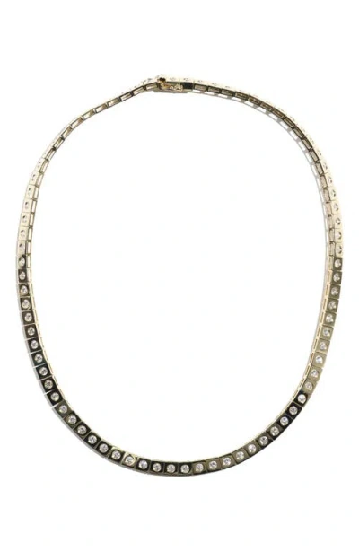 Type Jewelry Leggo Diamond Tennis Necklace In Gold