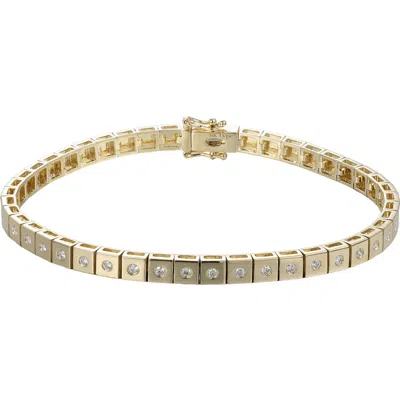 Type Jewelry Leggo Mini Diamond Tennis Bracelet In Gold