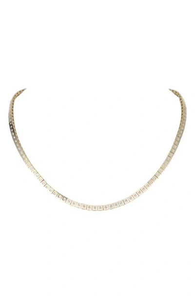 Type Jewelry Leggo Mini Diamond Tennis Necklace In Gold