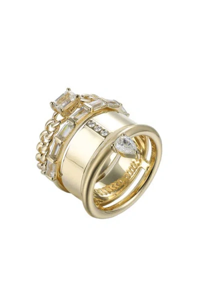 Type Jewelry Typestack Gold Ring