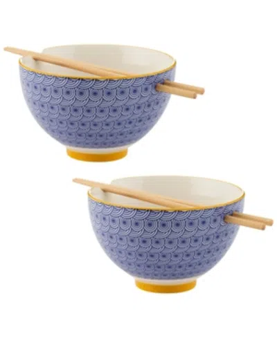 Typhoon World Foods Set Of 2 Noodle Bowls In Multi