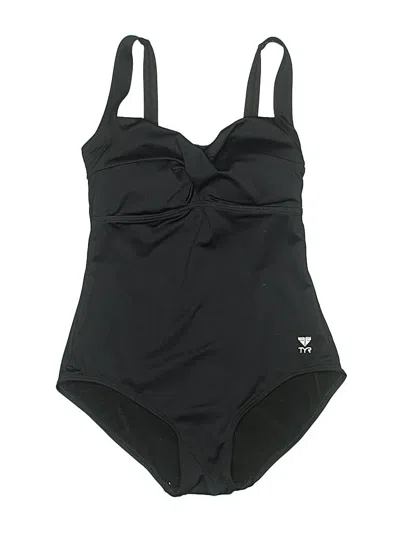 Pre-owned Tyr One Piece Swimsuit In Black